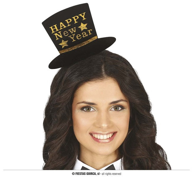 GOLD "HAPPY NEW YEAR" HEADBAND - PartyExperts