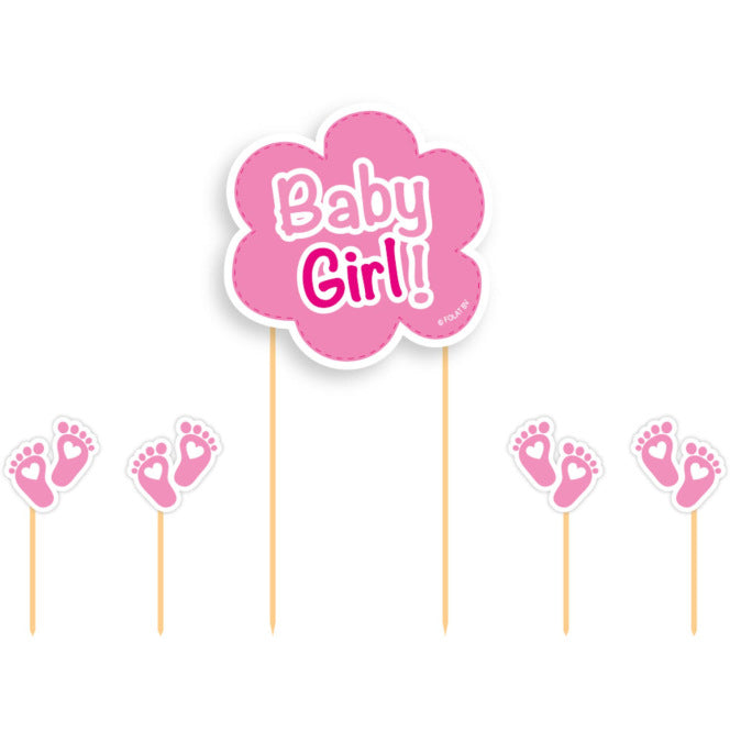 Baby Girl Cake Topper - PartyExperts