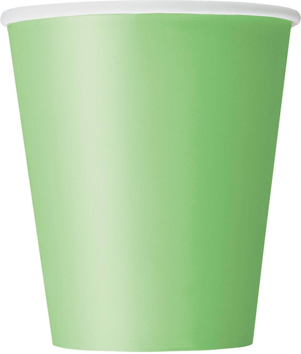 Lime Green 12 Cups - PartyExperts