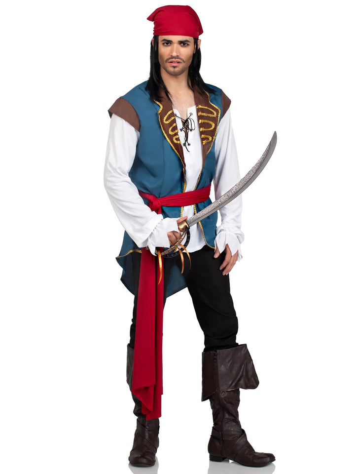 Pirate Scoundrel Costume - PartyExperts