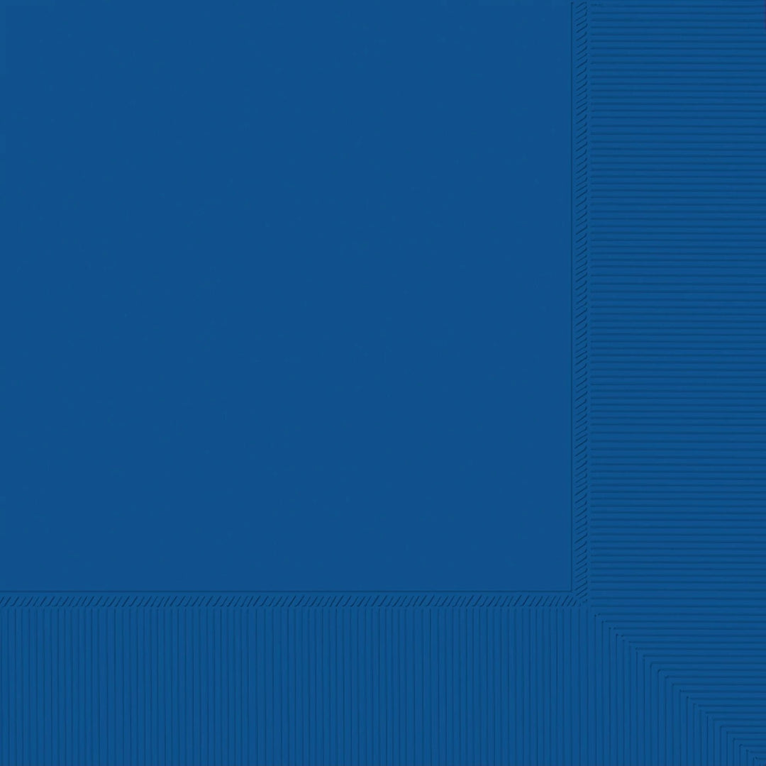 Royal Blue bevrage napkins - PartyExperts