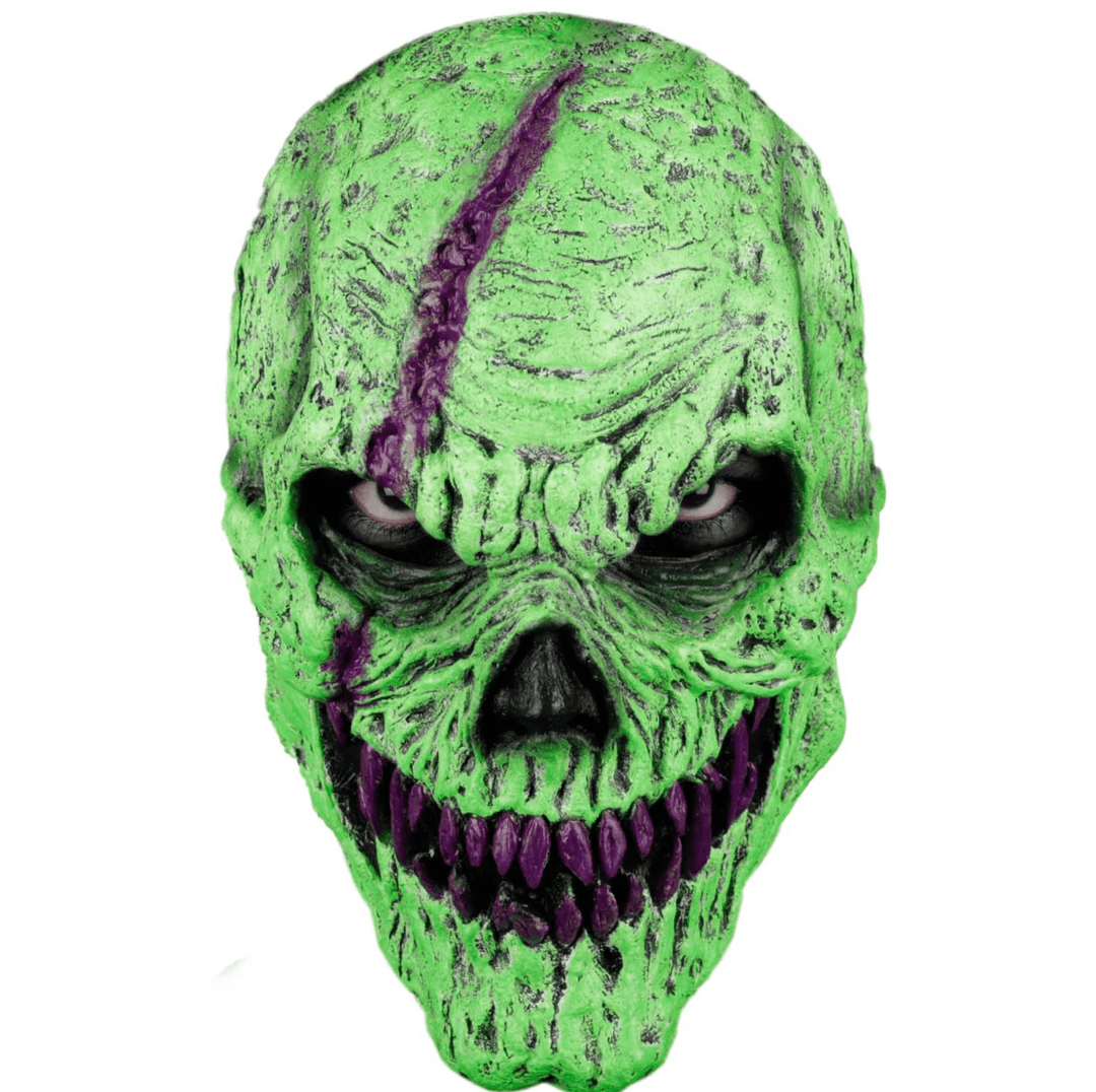 Skull Fangs Green Monster - PartyExperts