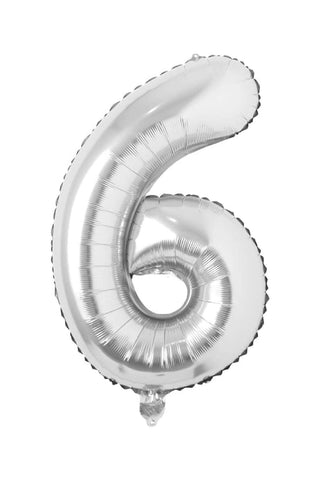 16 INCH FOIL NUMBER 6 - PartyExperts