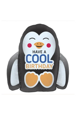 23 inch penguin birthday balloon - PartyExperts