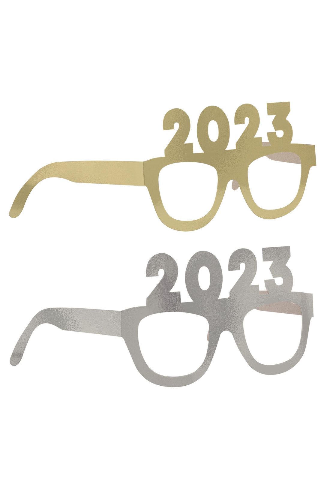 4 FL GLD/SLVR 2023 PRTY GLSSES - PartyExperts