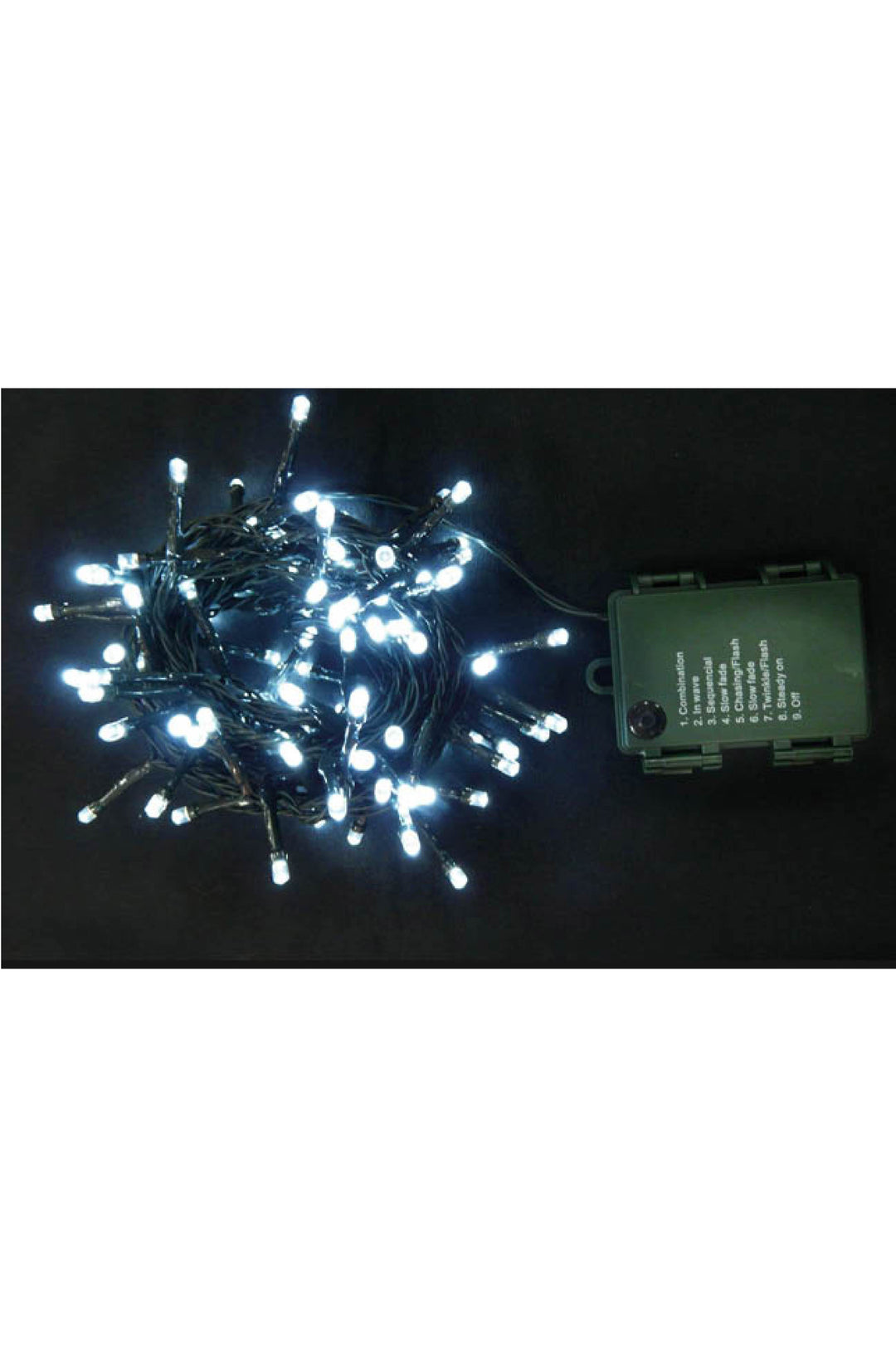 48 White Led Exterior Multifunction Garland Decoration - PartyExperts