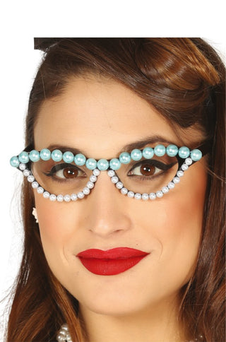 50's Glasses with Pearls.