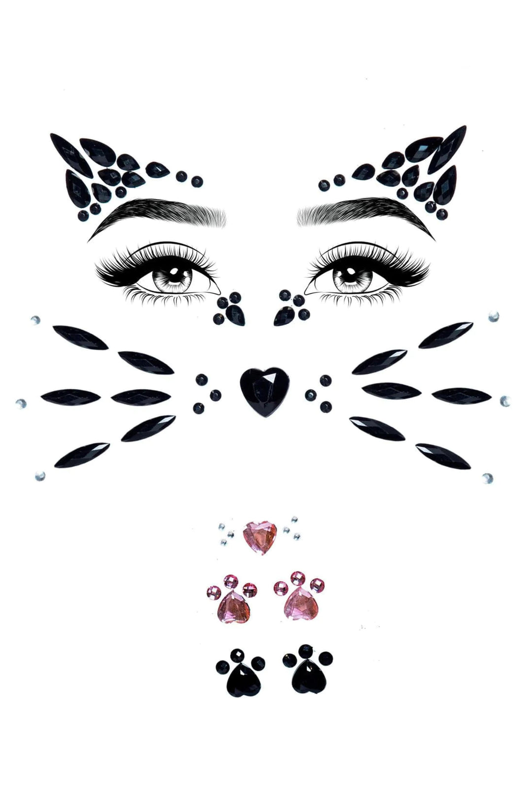 Animal Rhinestone Stick-On Jewels - PartyExperts