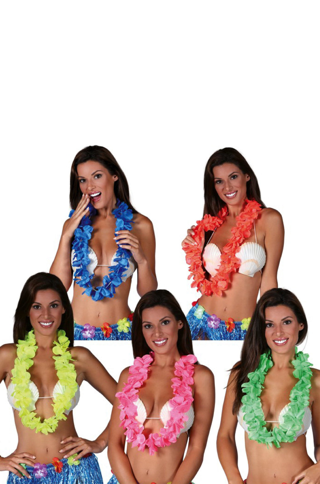 Assorted Neon Hawaiian Necklace.