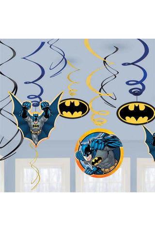 Batman Swirl Decoration Pack - PartyExperts