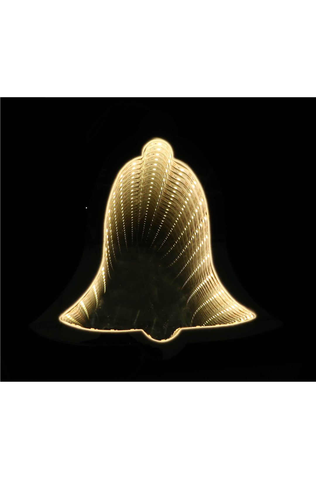 Bell Silver Infinite Light Decoration.