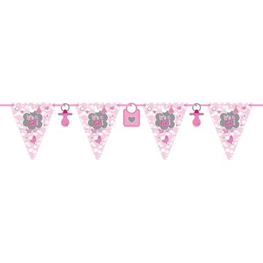 Birth Girl Bunting Garland It’s a girl - PartyExperts