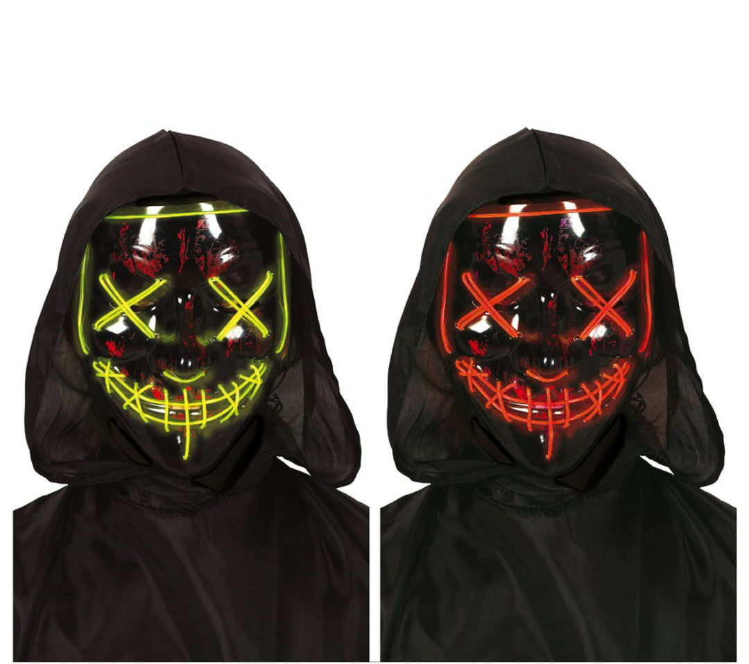 Black Mask with Assorted Lights.