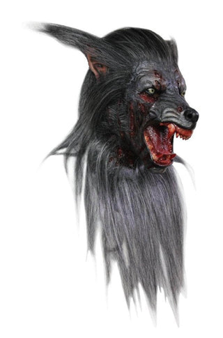 Black Wolf Mask - PartyExperts