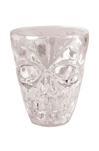 4 Transparent Skull Shot Glass.