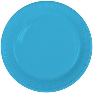 Blue Disposable Plates - PartyExperts