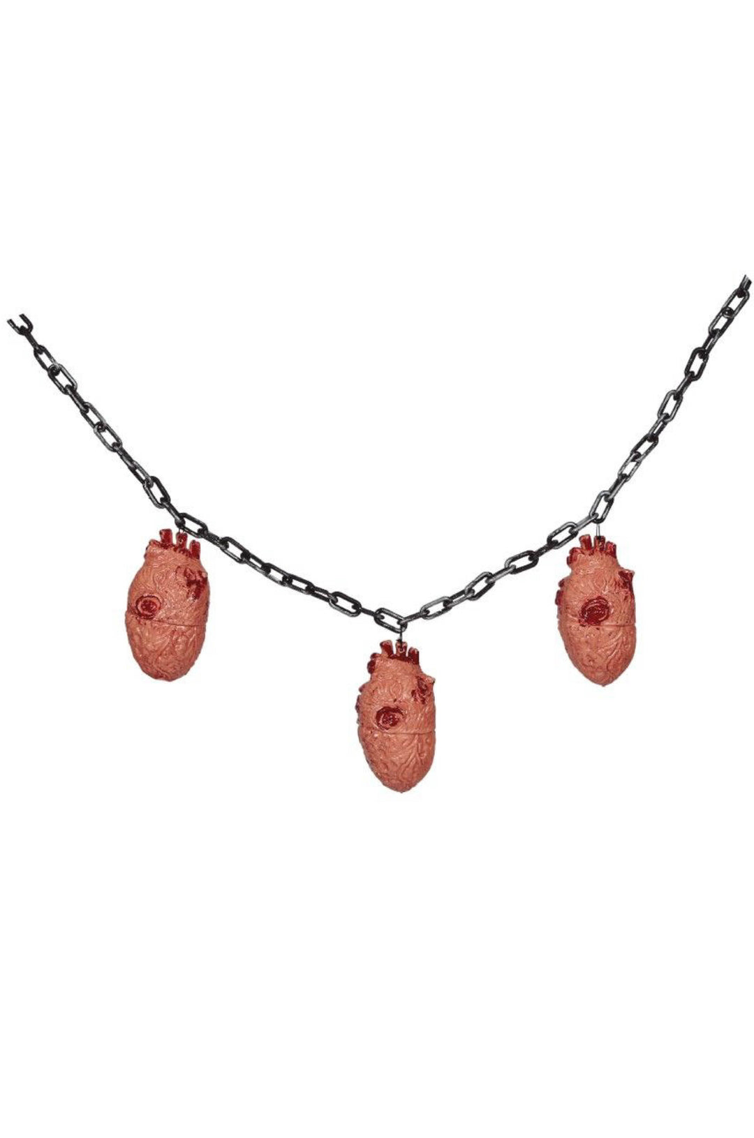 Chain with 3 Hearts Decoration.