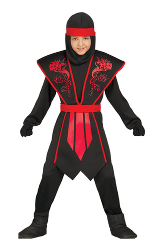 Child Ninja Shadow Costume.