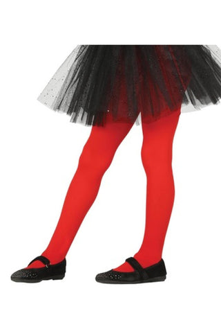CHILD RED TIGHTS - PartyExperts