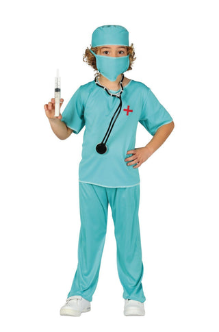 Child Surgeon's Scrubs Costume - PartyExperts