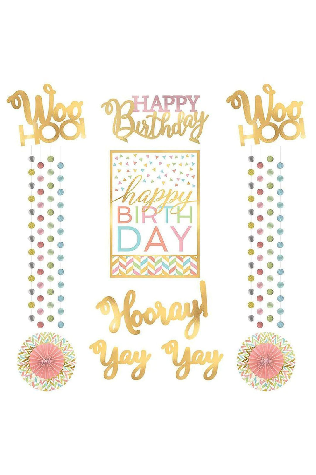 Confetti Fun Room Decorating Kit - PartyExperts