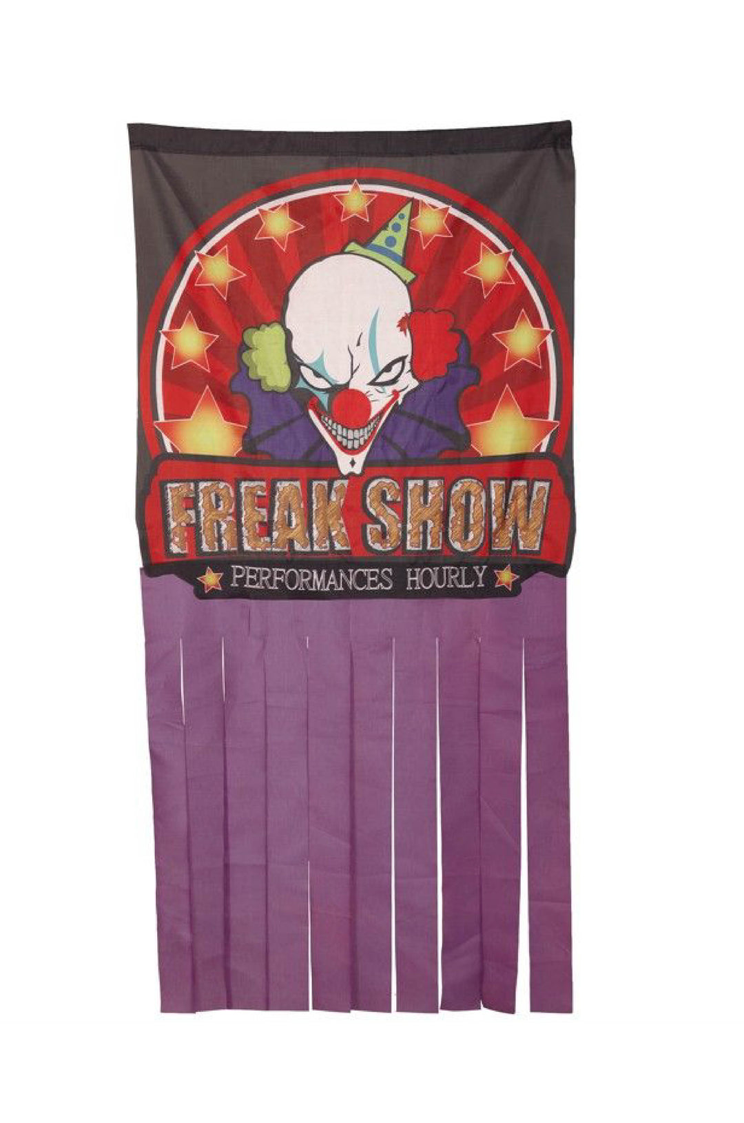 Curtain Clown Show Decoration.