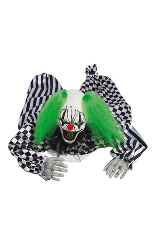 DRAGGING CLOWN WITH SOUND, LIGHT, MOVEMENT 70 CM - PartyExperts