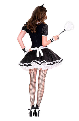 Flowery Lacy French Maid - PartyExperts