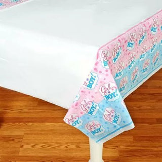 Girl Or Boy? Plastic Tablecover - PartyExperts