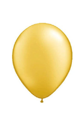 Gold Balloons Metallic - 10 pieces - PartyExperts