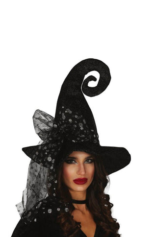 Gray Witch Hat with Moles.