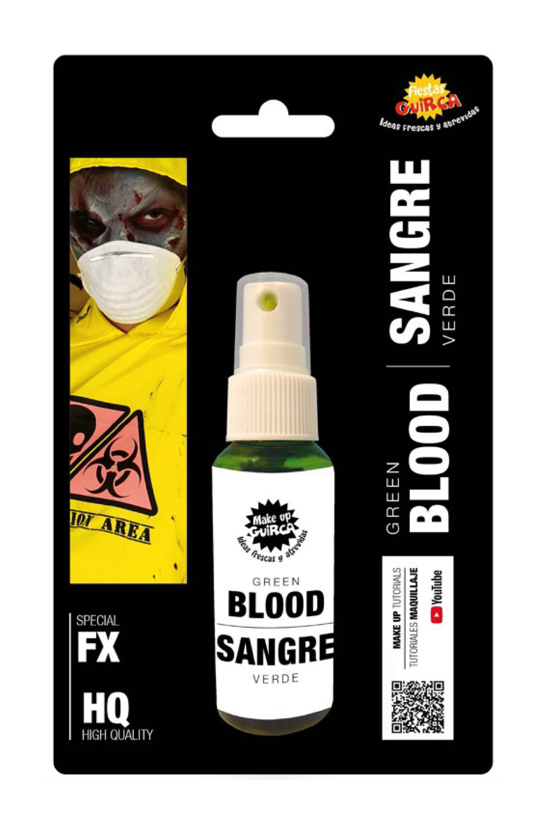 Green Blood Spray Zombie.