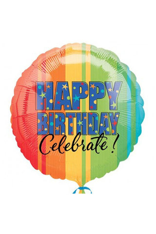 Happy Birthday Celebrate 18inch - PartyExperts