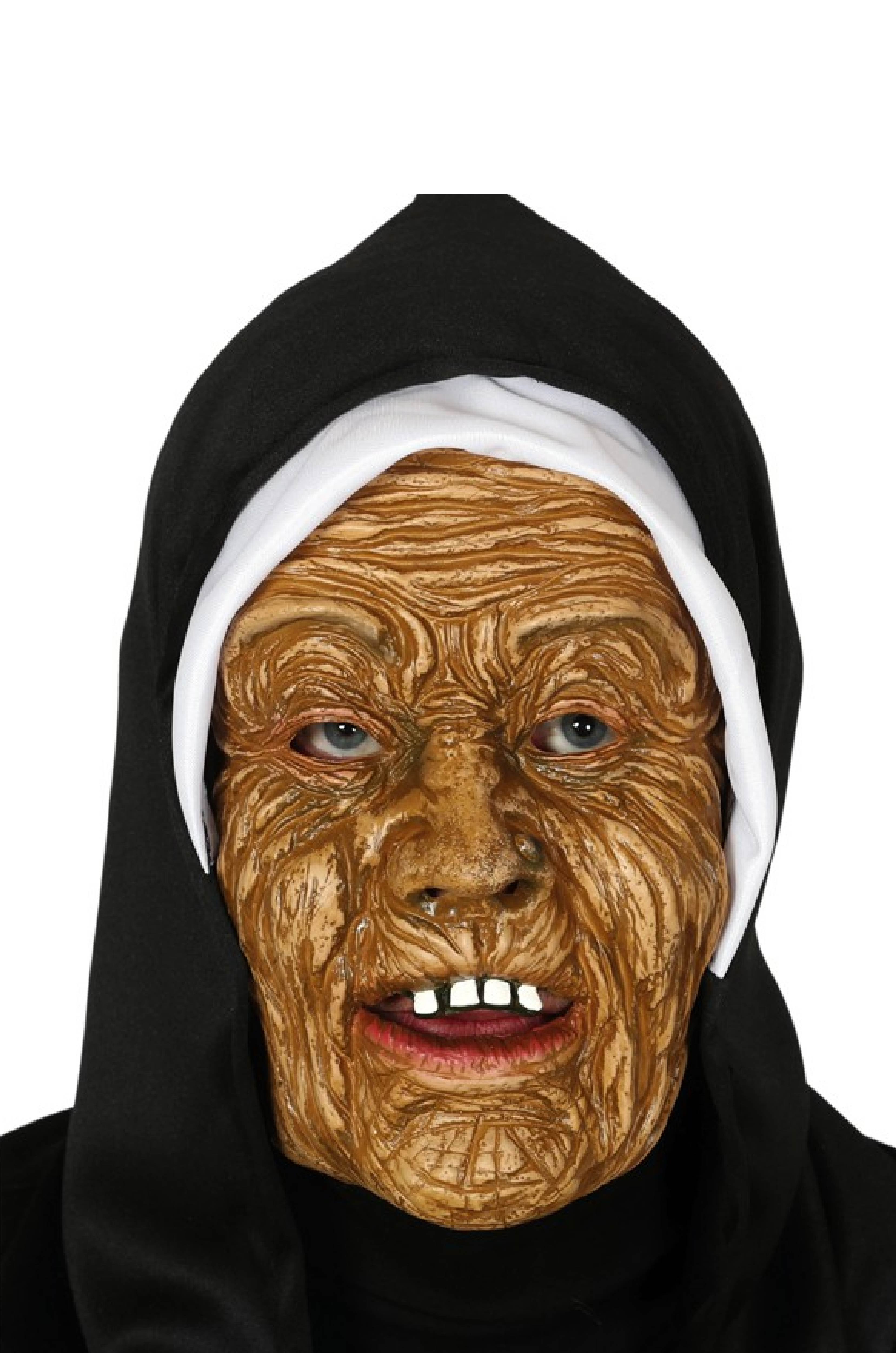 HOODED NUN MASK PartyExperts hooded-nun-mask-partyexperts