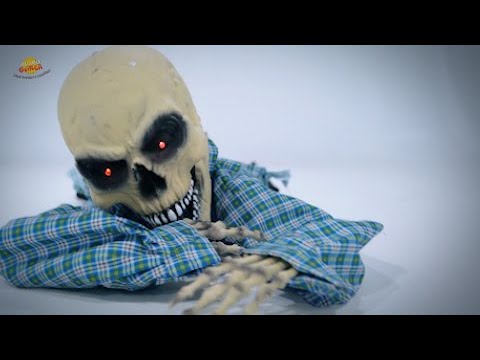 Crawling Skeleton Decoration With Sound And Movement