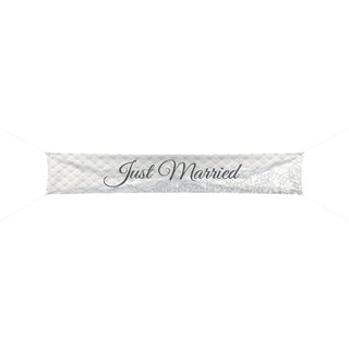 Just Married Banner - 300x60 cm - PartyExperts