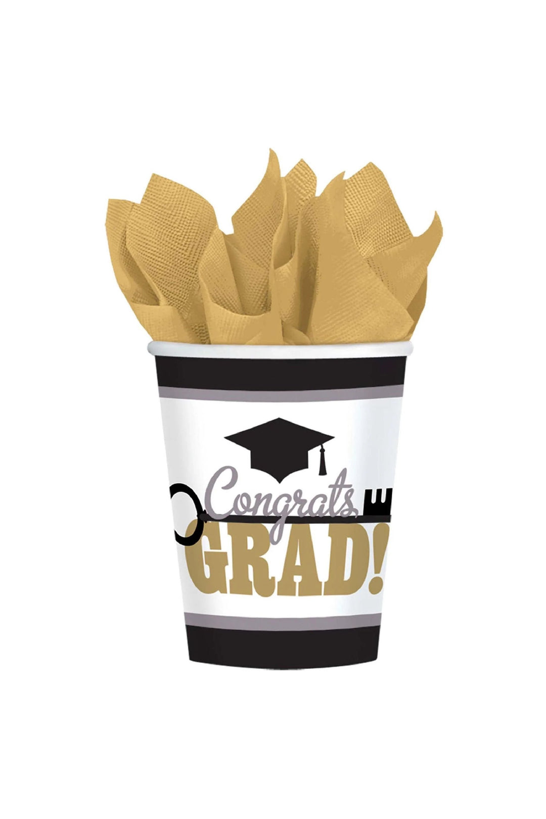 Key To Success Paper Cups (50 cups) - PartyExperts