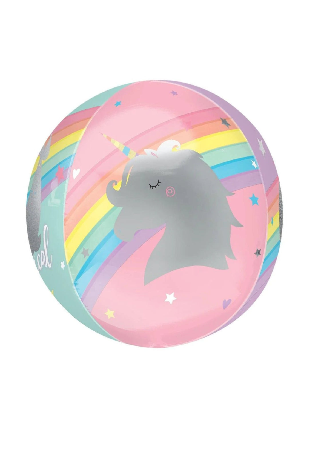 Magical Rainbow Orbz Foil Balloon 38x40cm - PartyExperts
