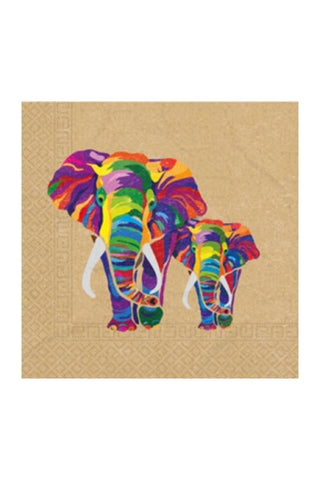 Napkins Paper Compostable Elephant - PartyExperts