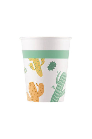 Paper Cups Compostable Cactus - PartyExperts