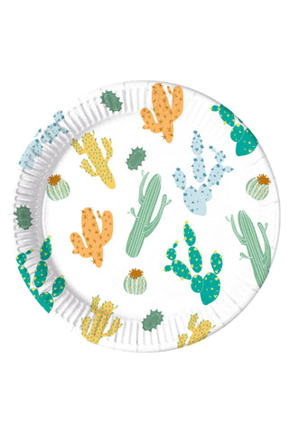 Paper Plates Compostable Cactus - PartyExperts