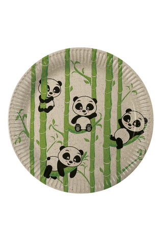 Paper Plates Compostable Grass Panda(check for this item) - PartyExperts