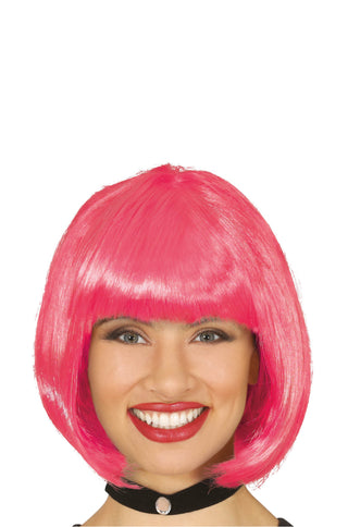 Half pink hair Wig.