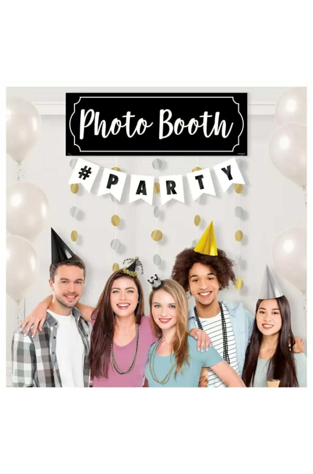 Photo Booth #Party Backdrop - PartyExperts