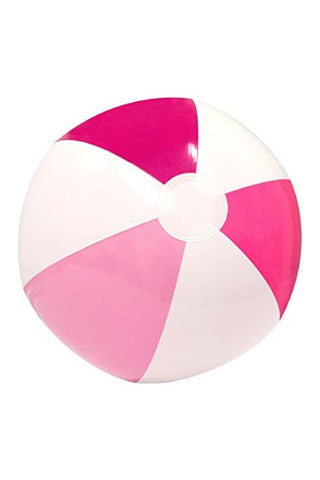 Pink Inflatable Beach Ball 13in - PartyExperts