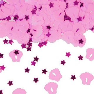 Pink Party Confetti - Birth Girl - PartyExperts