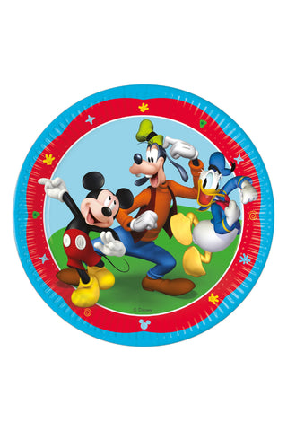 Plates Paper FSC Mickey Mouse - PartyExperts