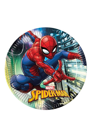 Plates Spiderman Team Up - PartyExperts