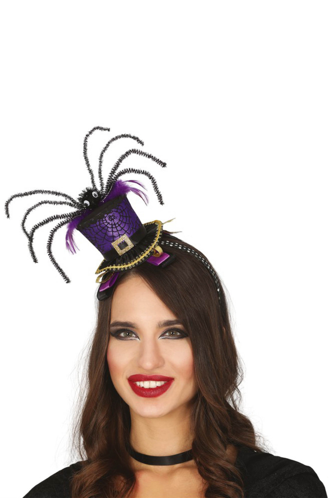 Purple Mini Hat Hairband.
