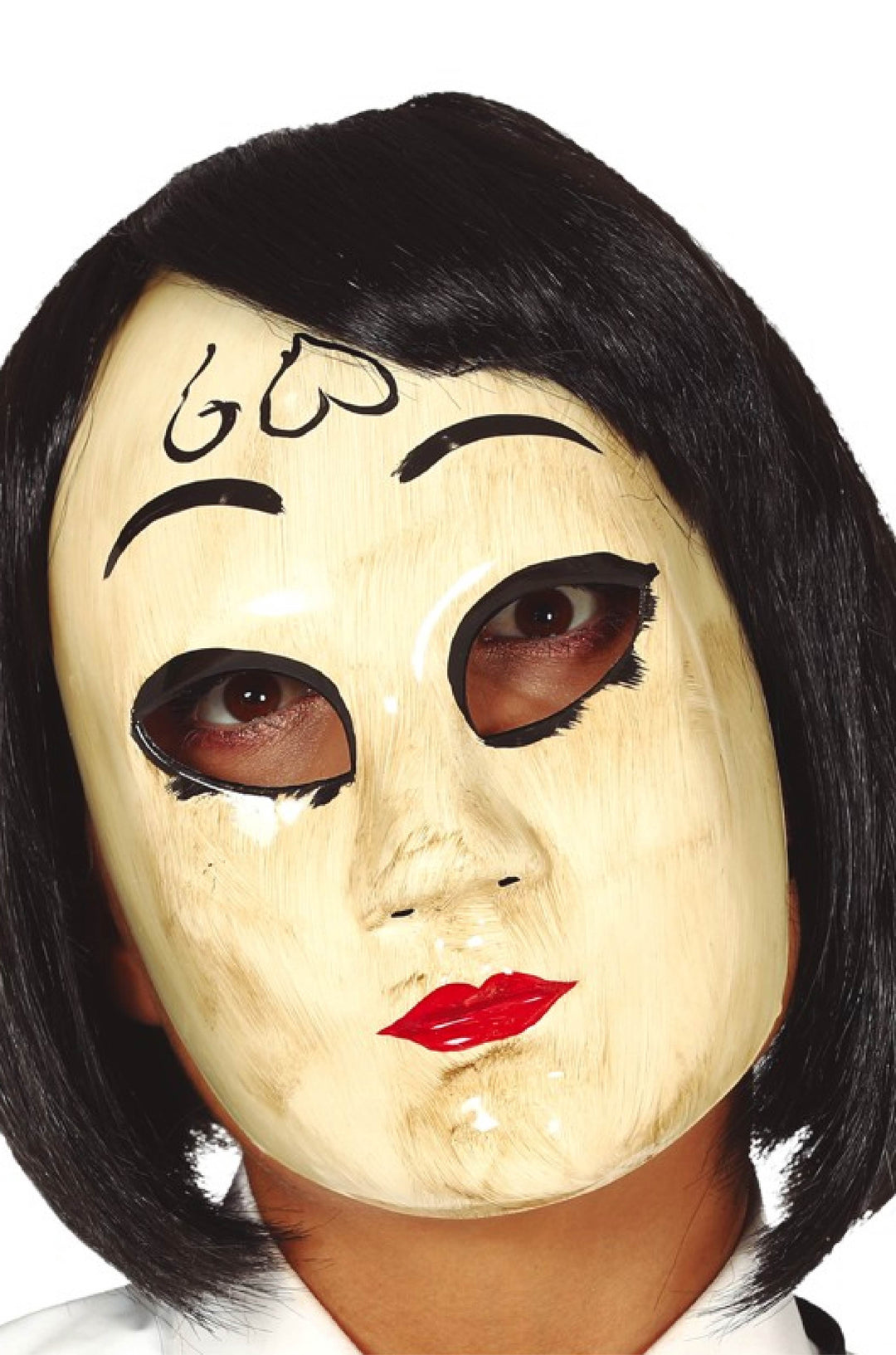 PVC WOMAN WITH HEART MASK - PartyExperts